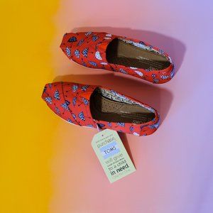 Toms Alpargata Red Umbrella